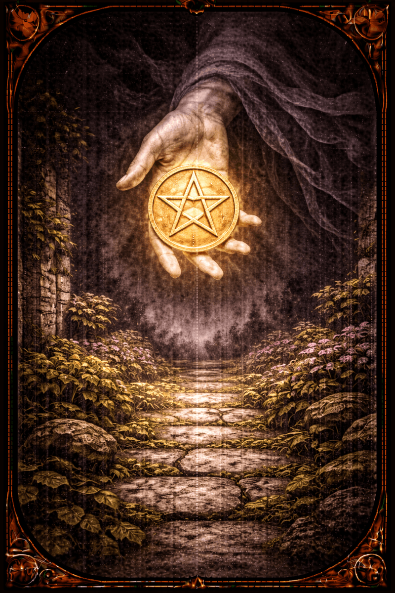 As Pentakli tarot — symbol materialnej szansy, zasobów i stabilnego początku